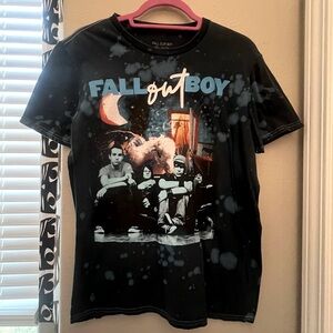 Fall Out Boy Paint Spatter Band Tee Vintage